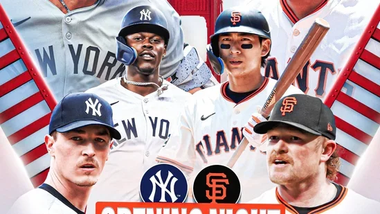 Giants vs Yankees Opening Day 2026