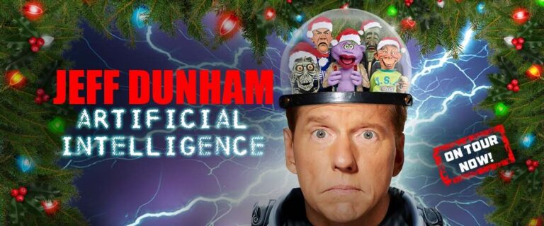 Jeff Dunham Artificial Intelligence Tour 2026 poster – KeyBank Center Buffalo NY February 14 2026