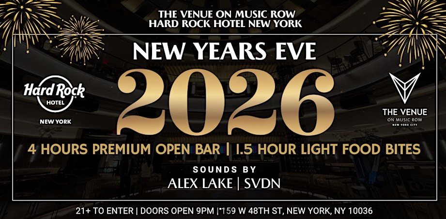 New Year’s Eve 2026 at Hard Rock Live Biloxi